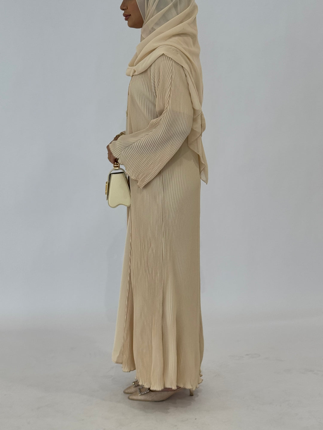 Noaf Abaya - Cream