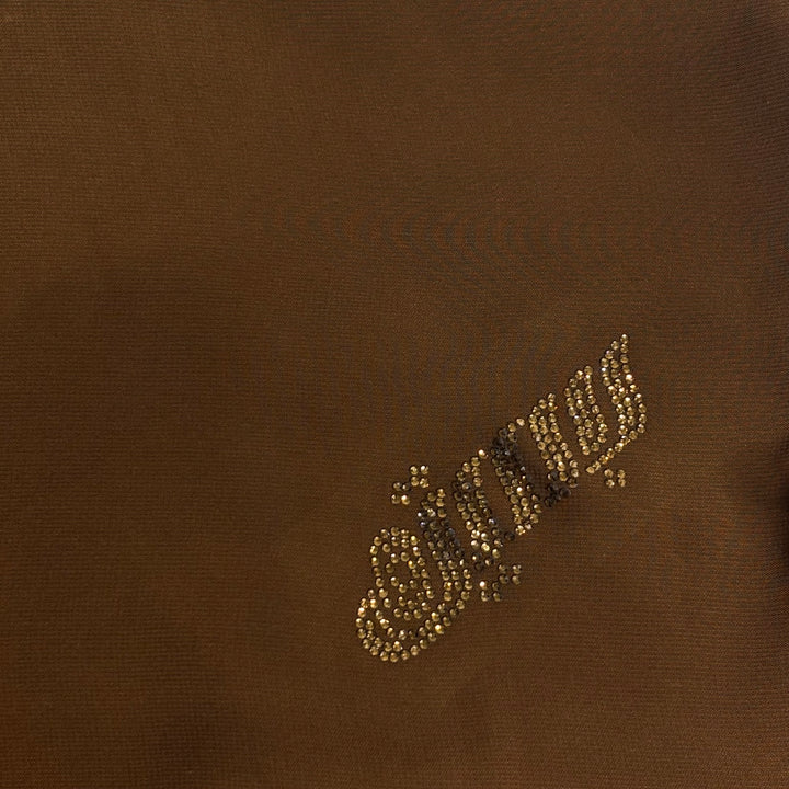 Signature Chiffon Scarf - Brown