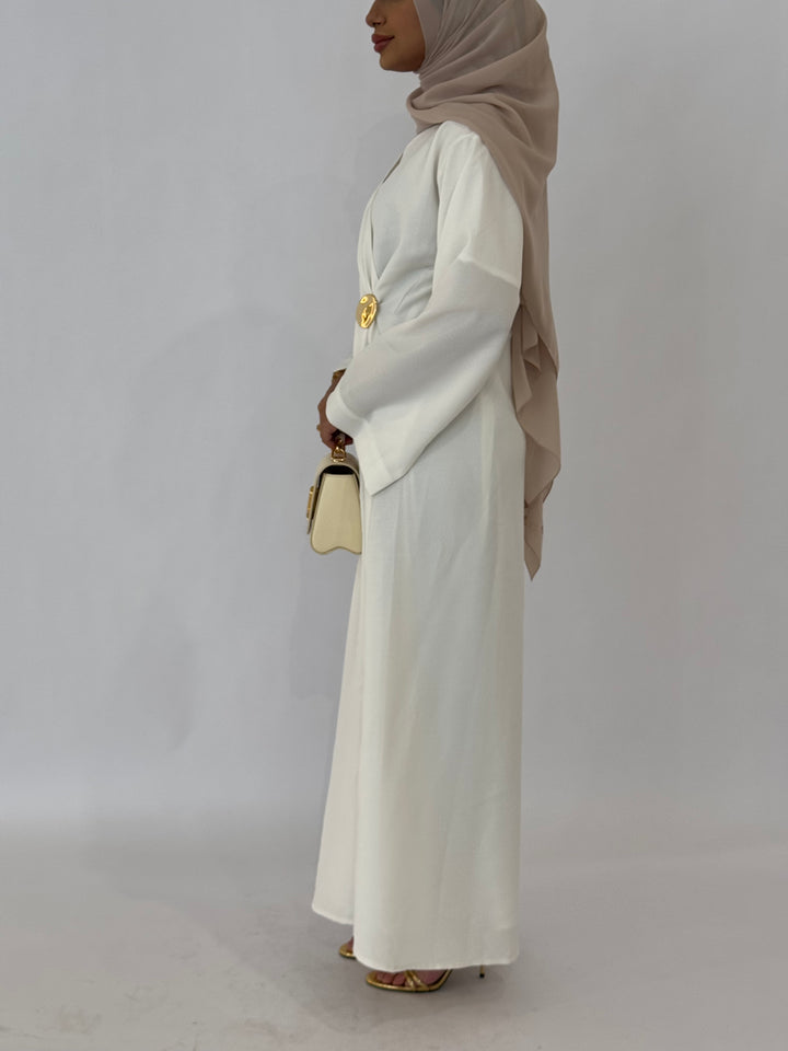 Catalina Abaya - White