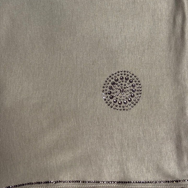 Signature Circle Jersey Scarf - Dusty Pink
