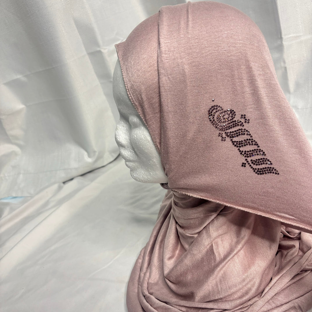 Signature Jersey Scarf - Dusty Pink
