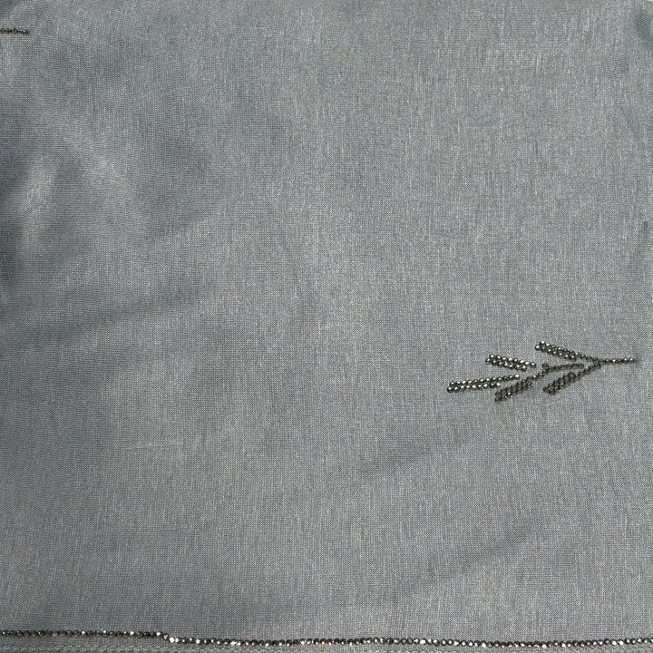 Signature Flower Jersey Scarf - Sky Blue