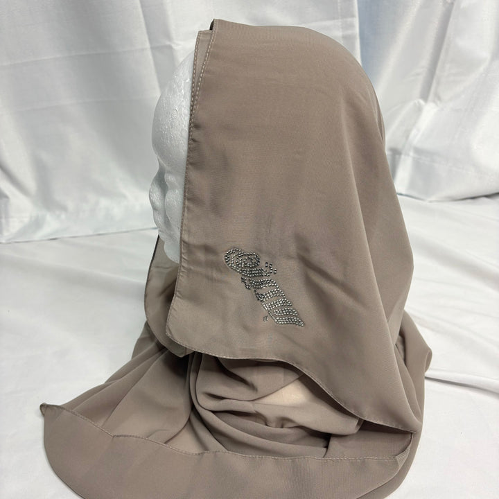 Signature Chiffon Scarf - Fossil