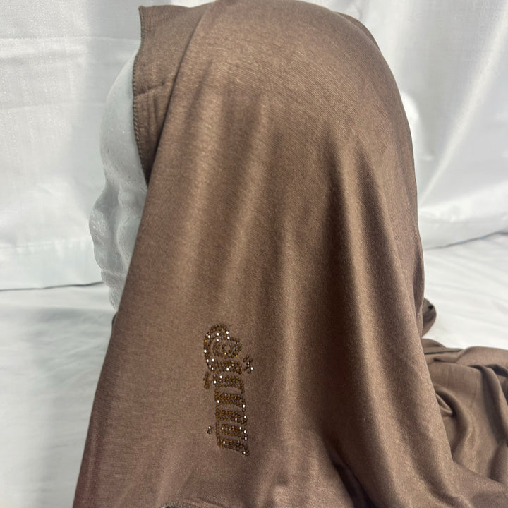 Signature Jersey Scarf - Brown