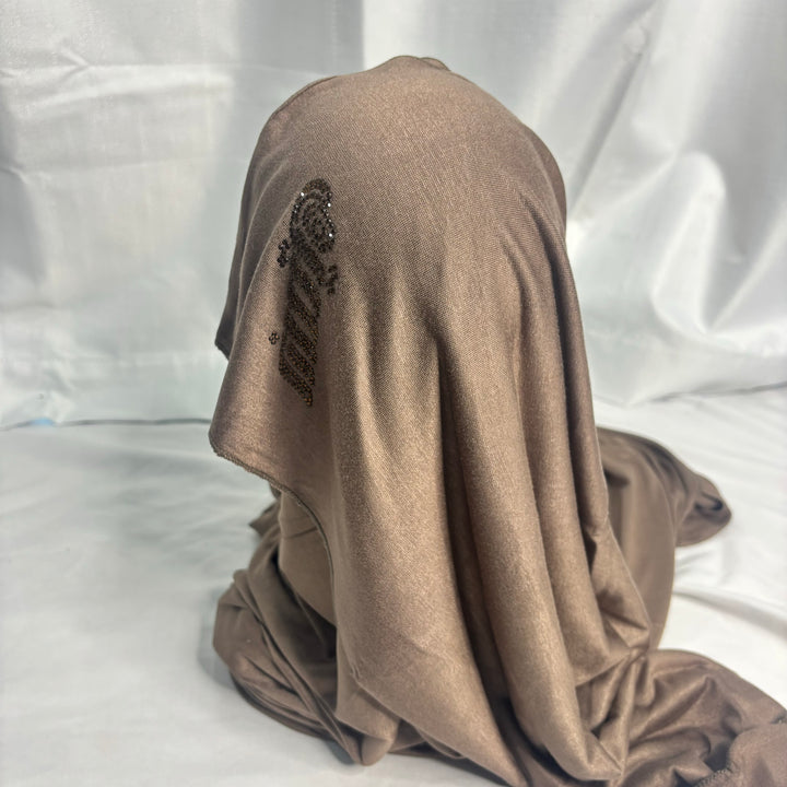 Signature Jersey Scarf - Brown