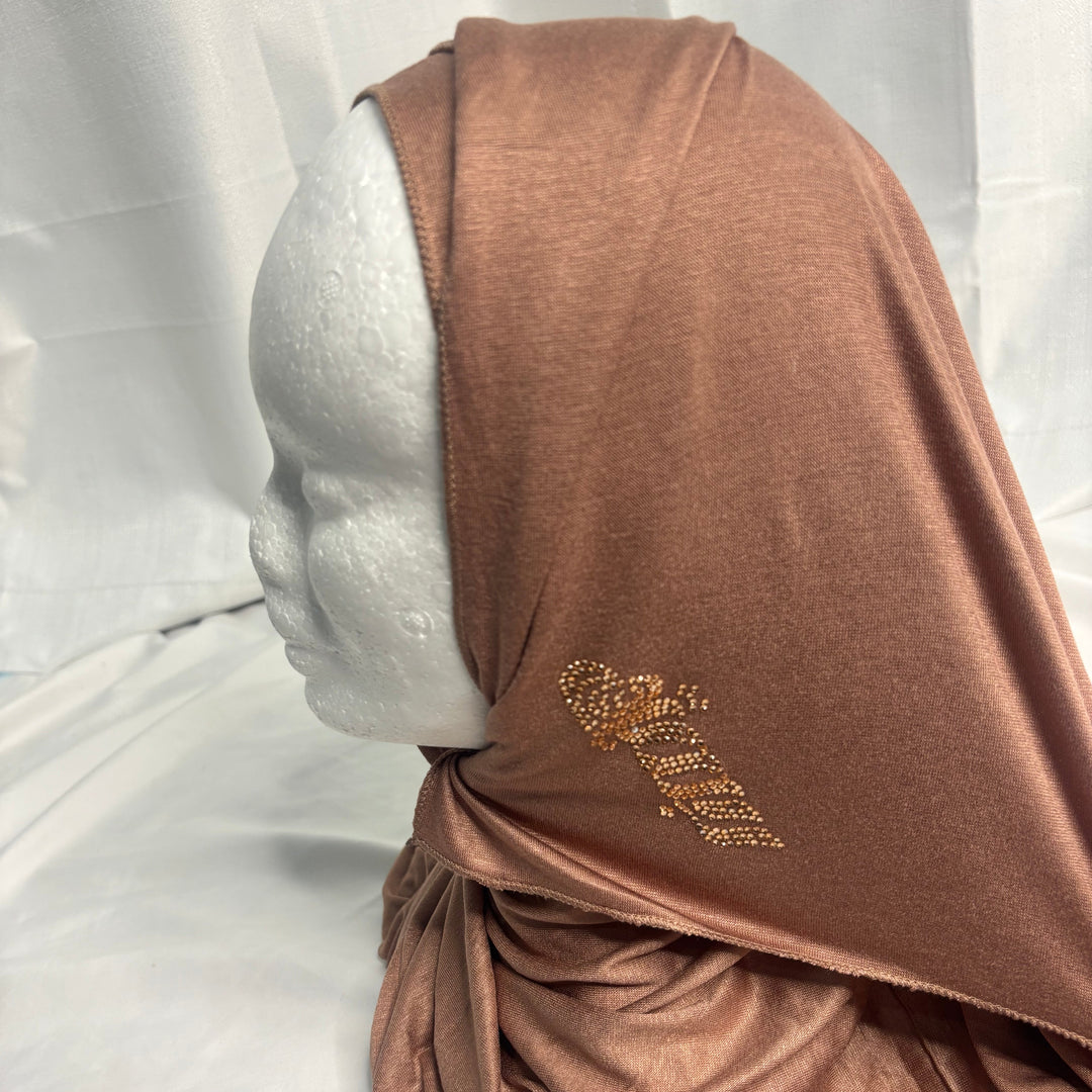 Signature Jersey Scarf - Peach