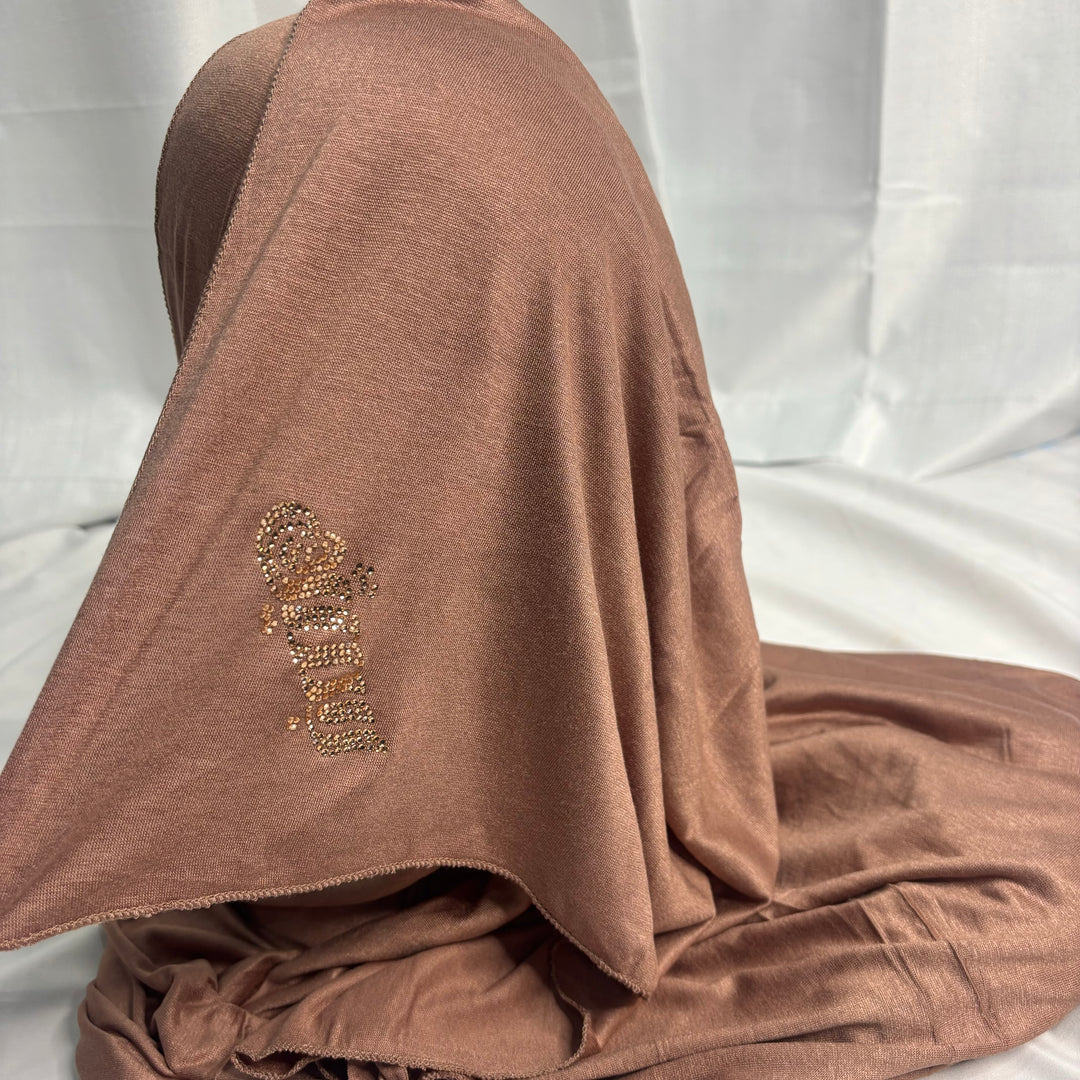 Signature Jersey Scarf - Peach