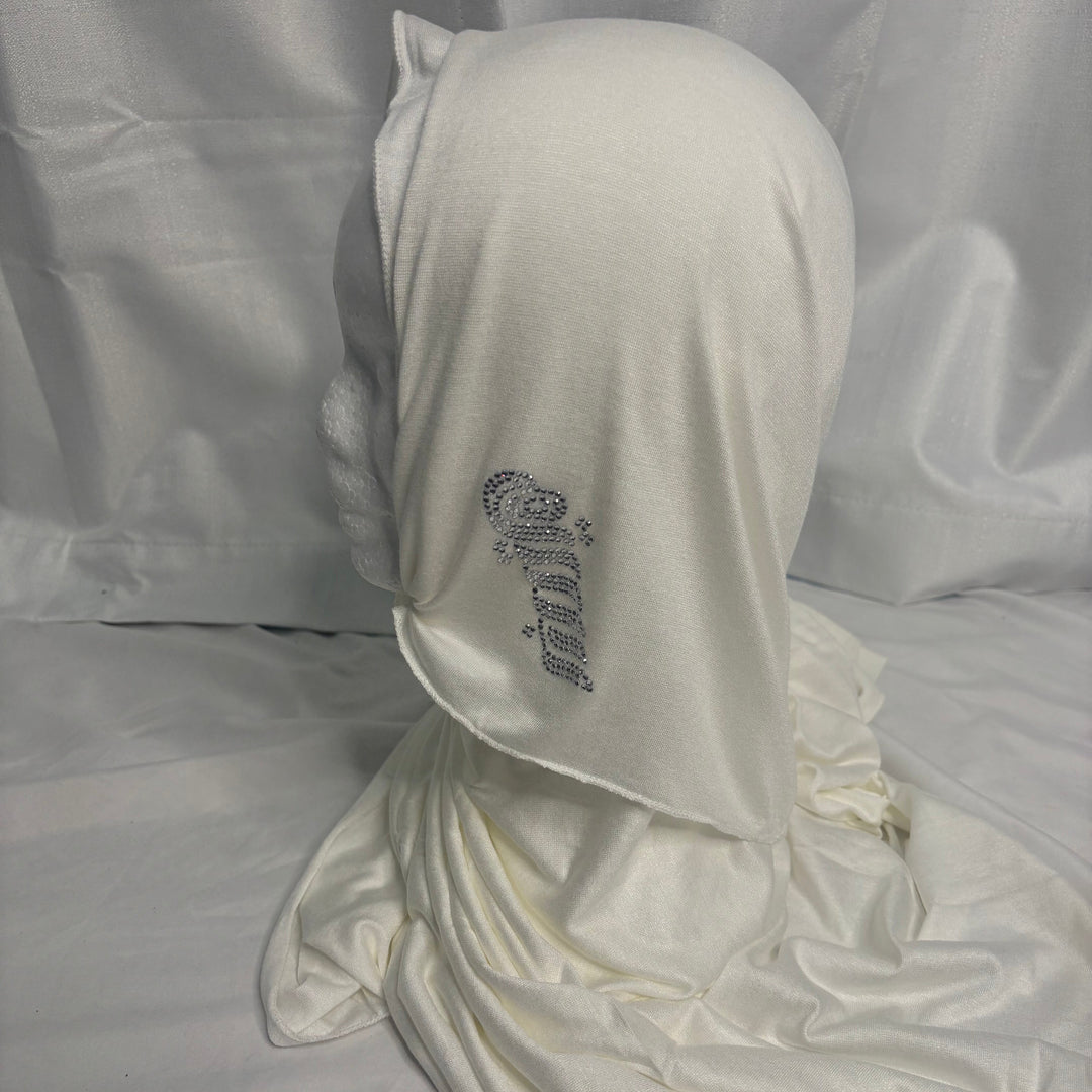 Signature Jersey Scarf - White