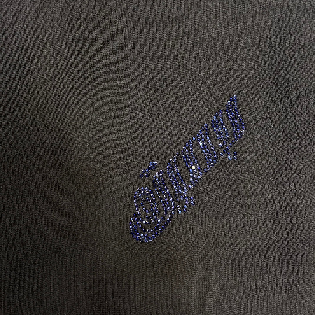 Signature Chiffon Scarf - Navy