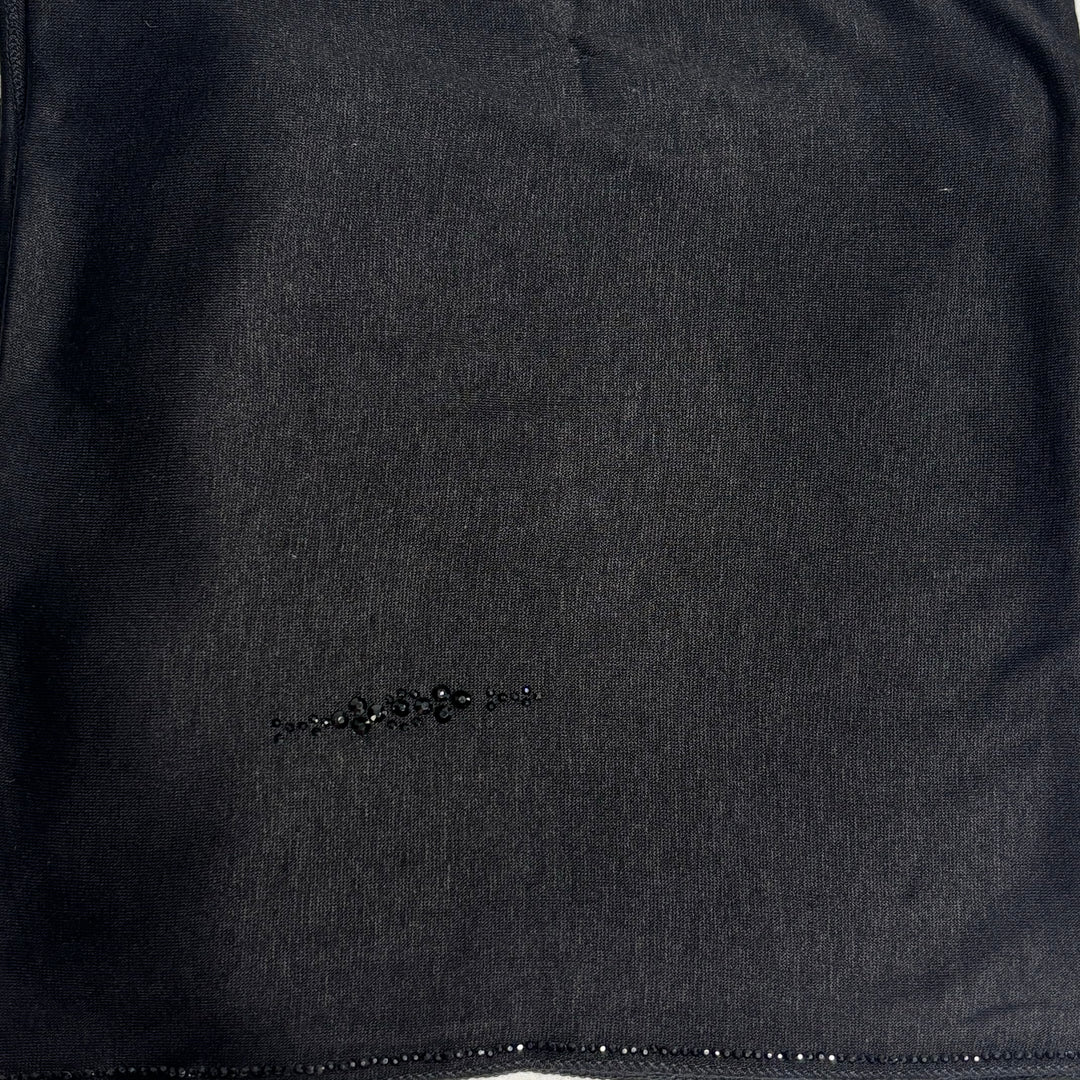 Signature Palm Jersey Scarf - Black