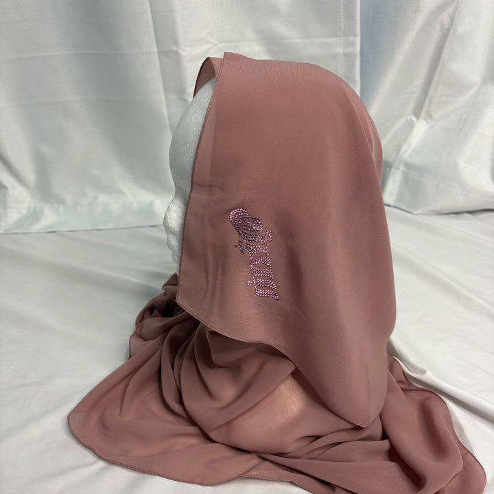 Signature Chiffon Scarf - Pink