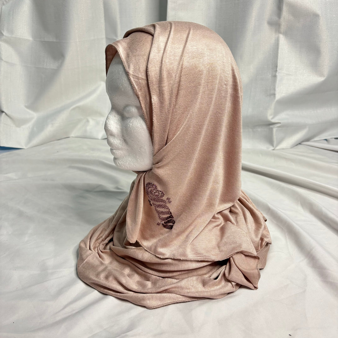 Signature Jersey Scarf - Pink Nude