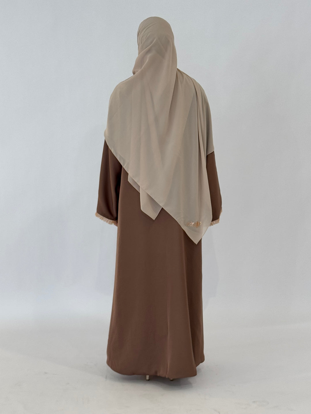 Shamsa Reversible Abaya - Nude