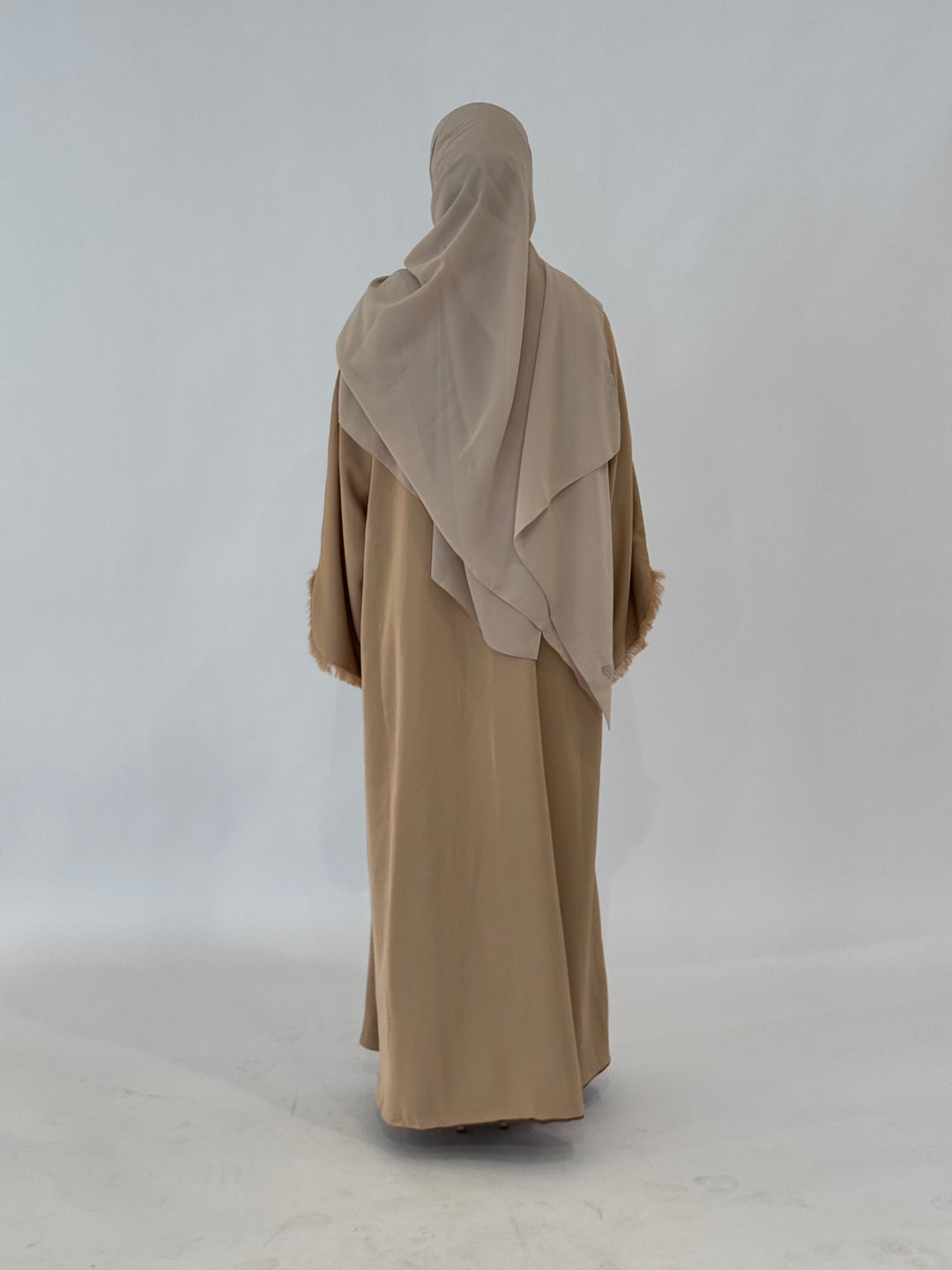 Shamsa Reversible Abaya - Nude