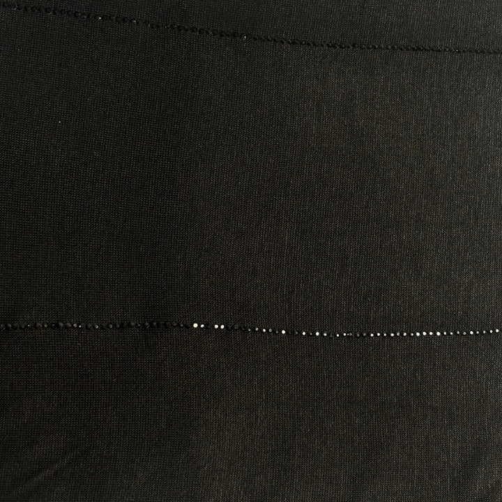 Signature Stripe Jersey Scarf - Black