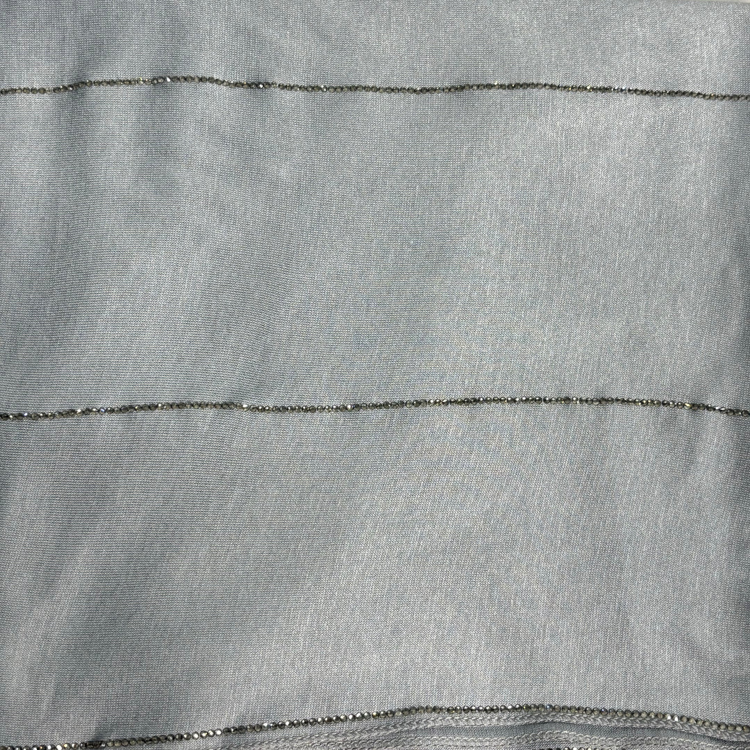 Signature Stripe Jersey Scarf - Sky Blue