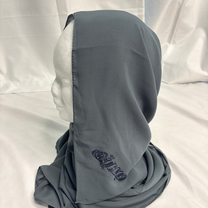SIgnature Chiffon Scarf - Teal