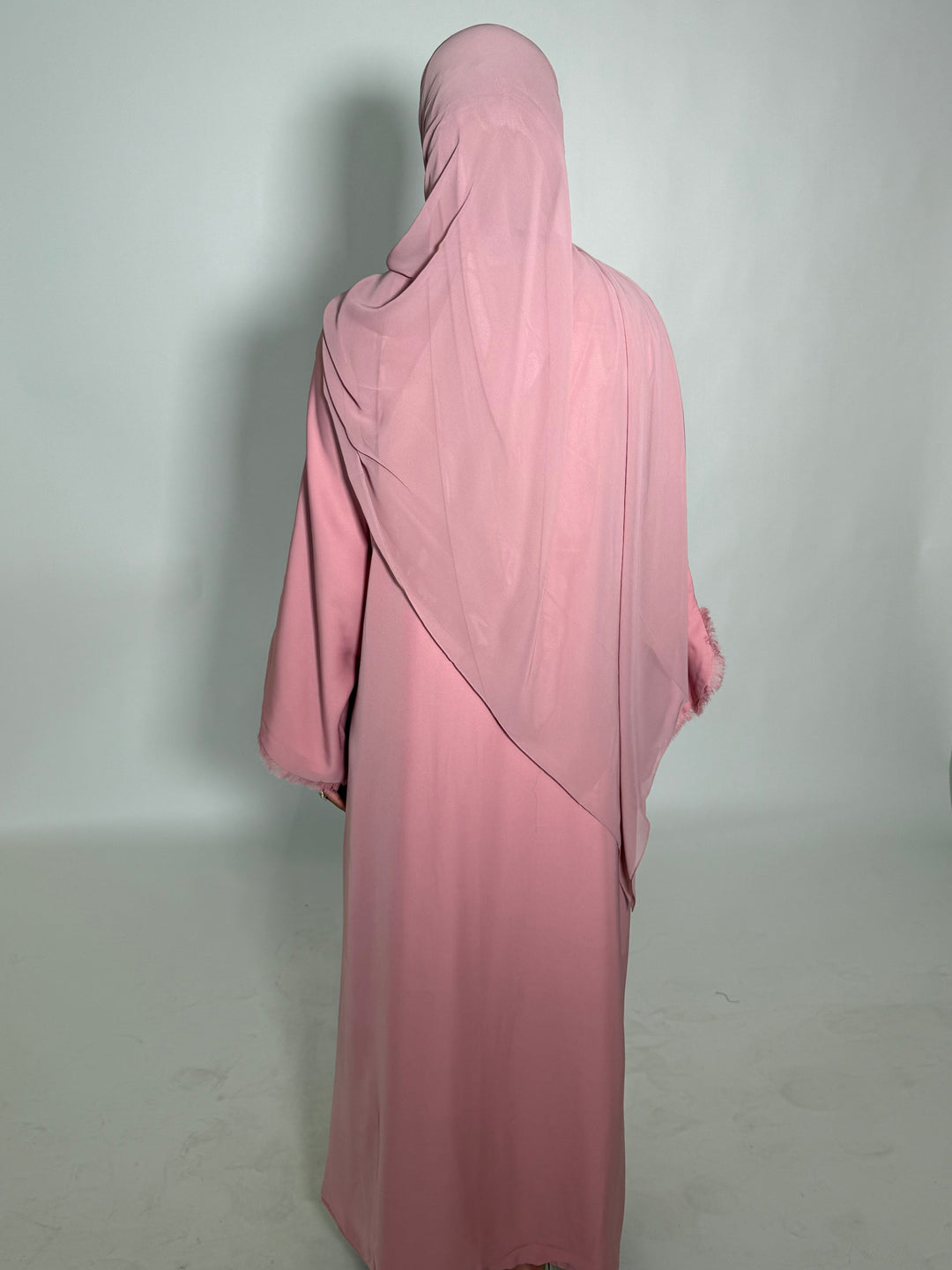 Qamar Abaya - Hot Pink