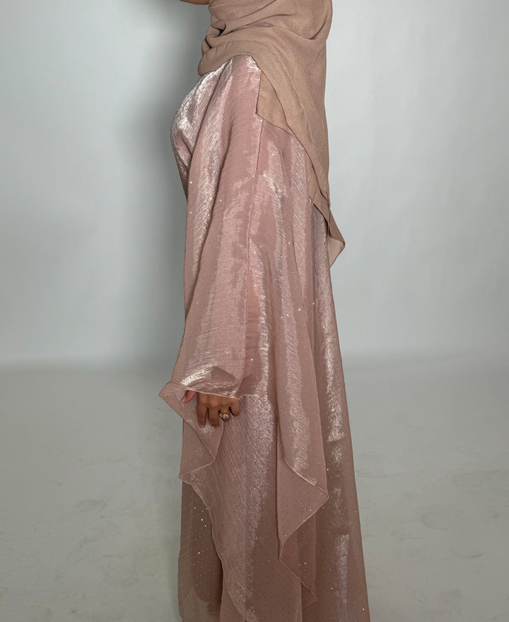 Ameera Butterfly Abaya - Pink