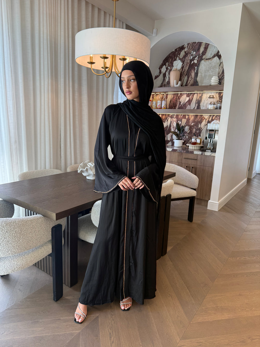 Malika Abaya - Black