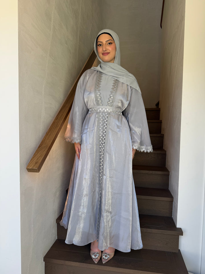 Dalal Abaya - Light Grey