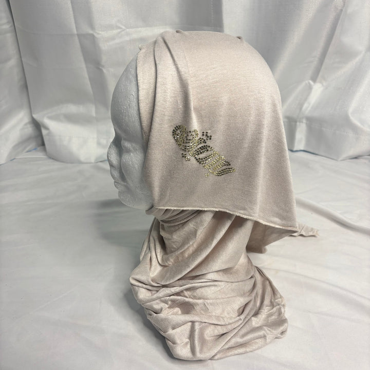 Signature Jersey Scarf - Bone