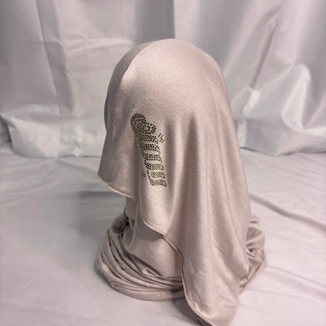 Signature Jersey Scarf - Bone