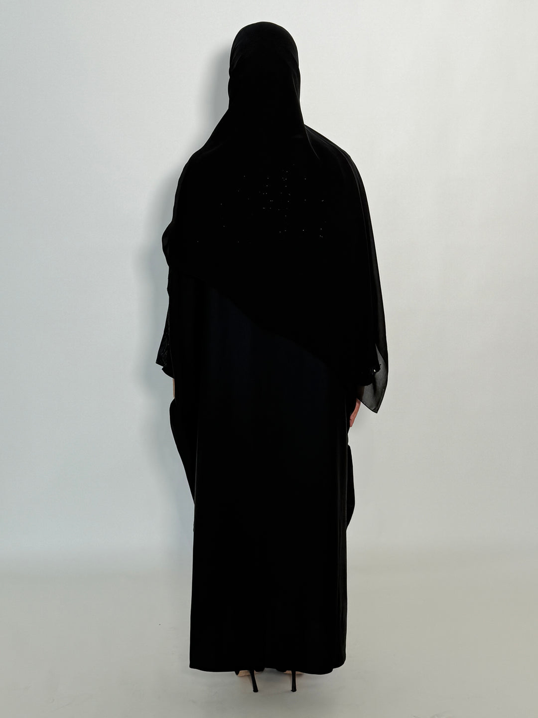 Elmira Butterfly Abaya - Black