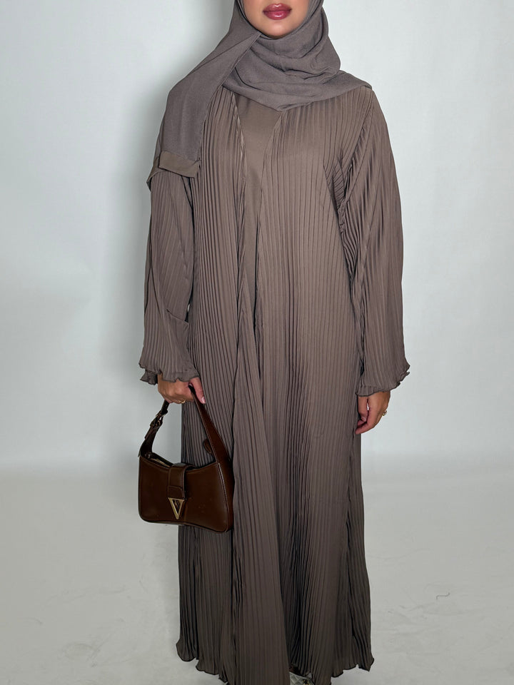 Noaf 2.0 Abaya - Light brown