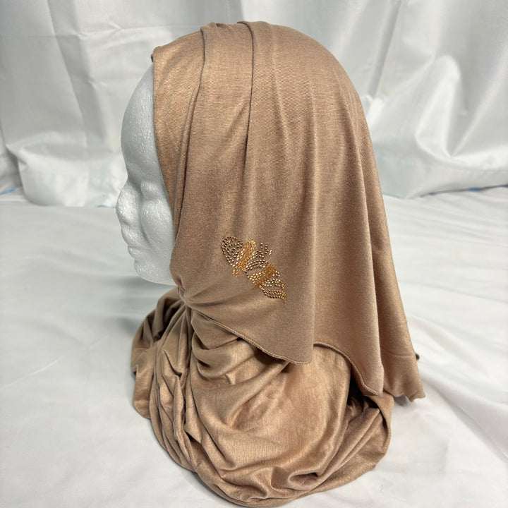 Signature Jersey Scarf - Nude