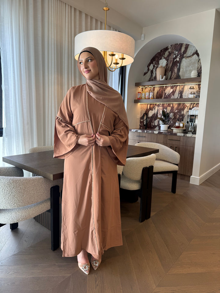 Bella Abaya - Peach
