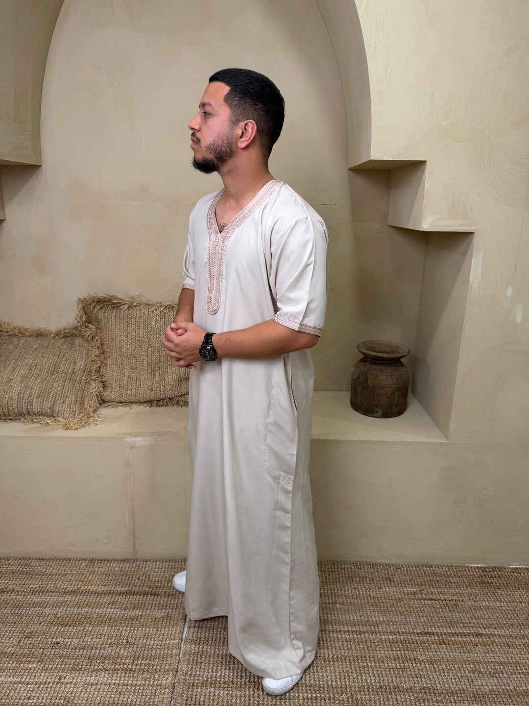 Wardi Moroccan Thobe