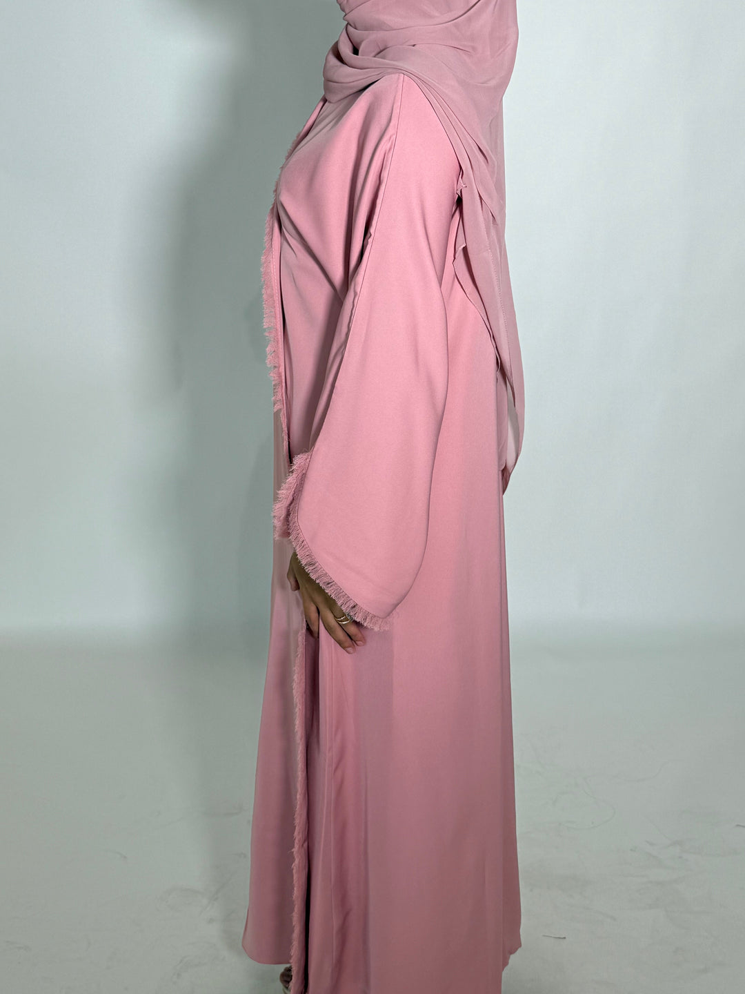 Qamar Abaya - Hot Pink