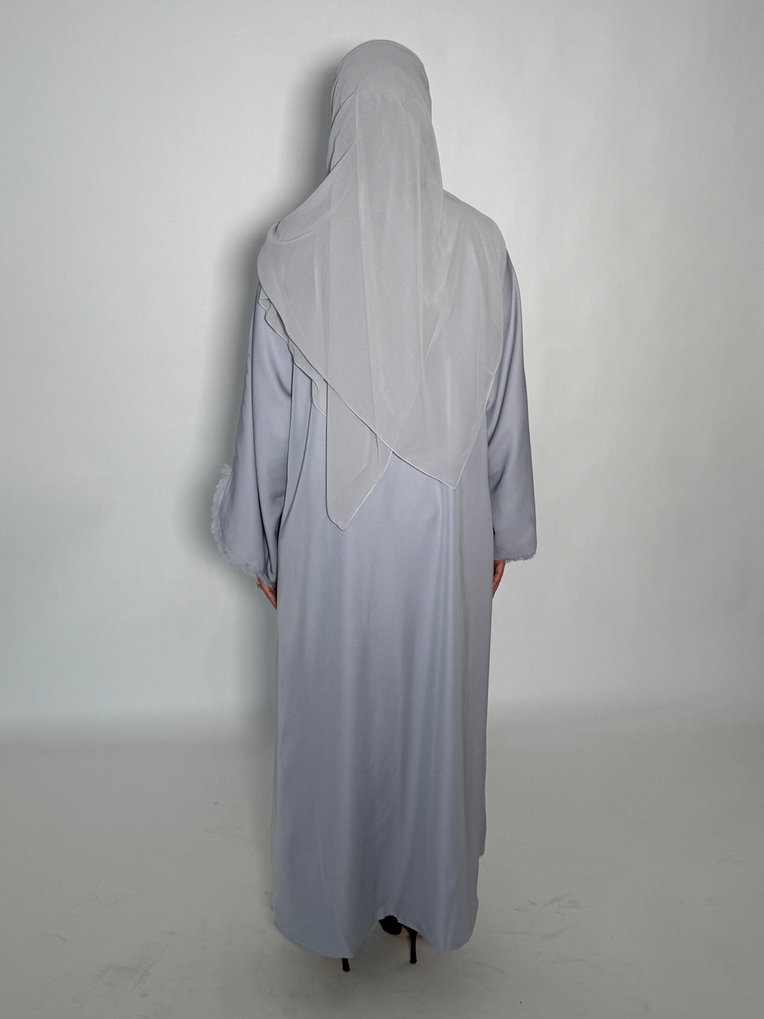 Qamar Abaya - Light Blue