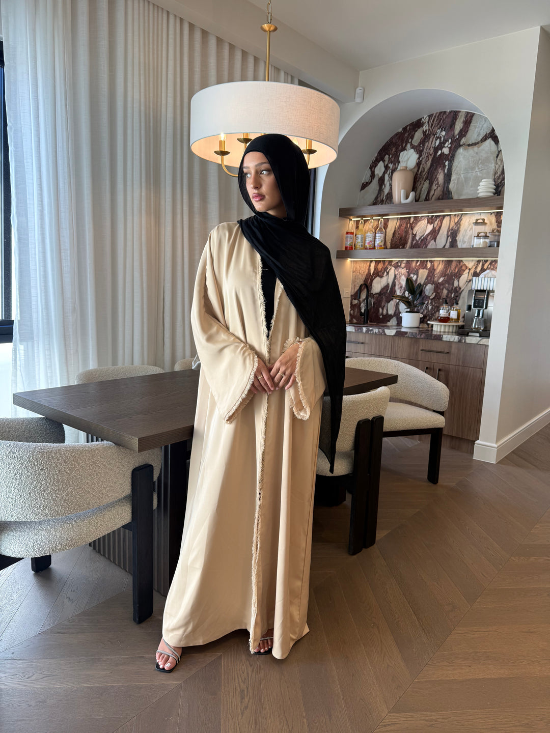 Qamar Abaya - Butter