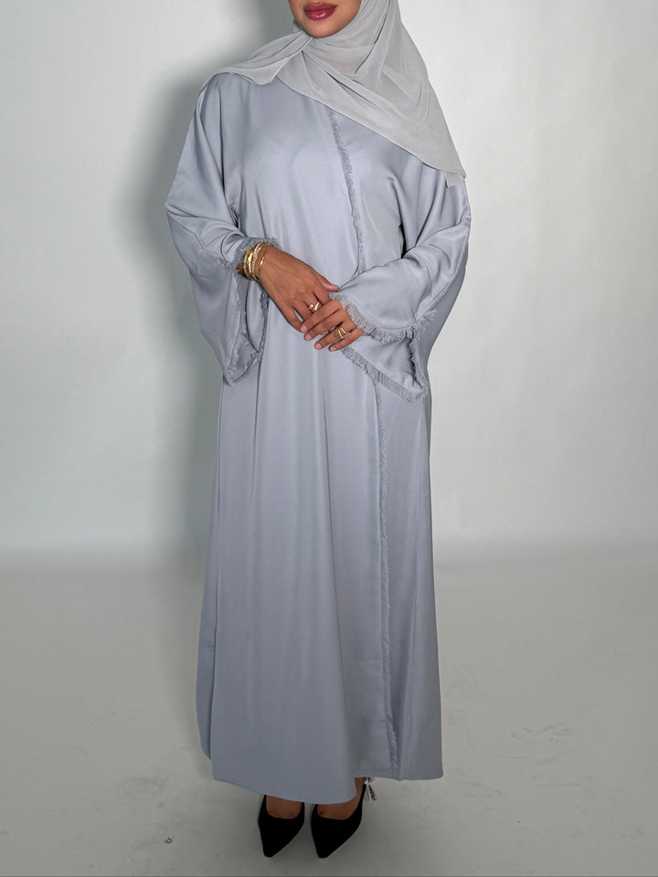 Qamar Abaya - Light Blue