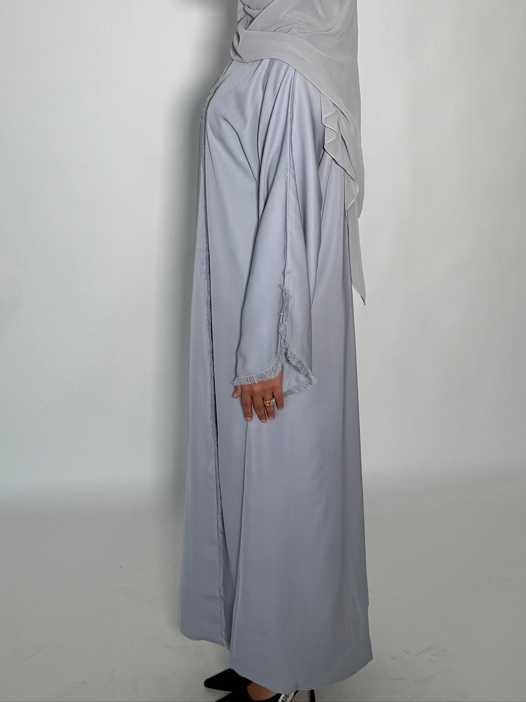Qamar Abaya - Light Blue