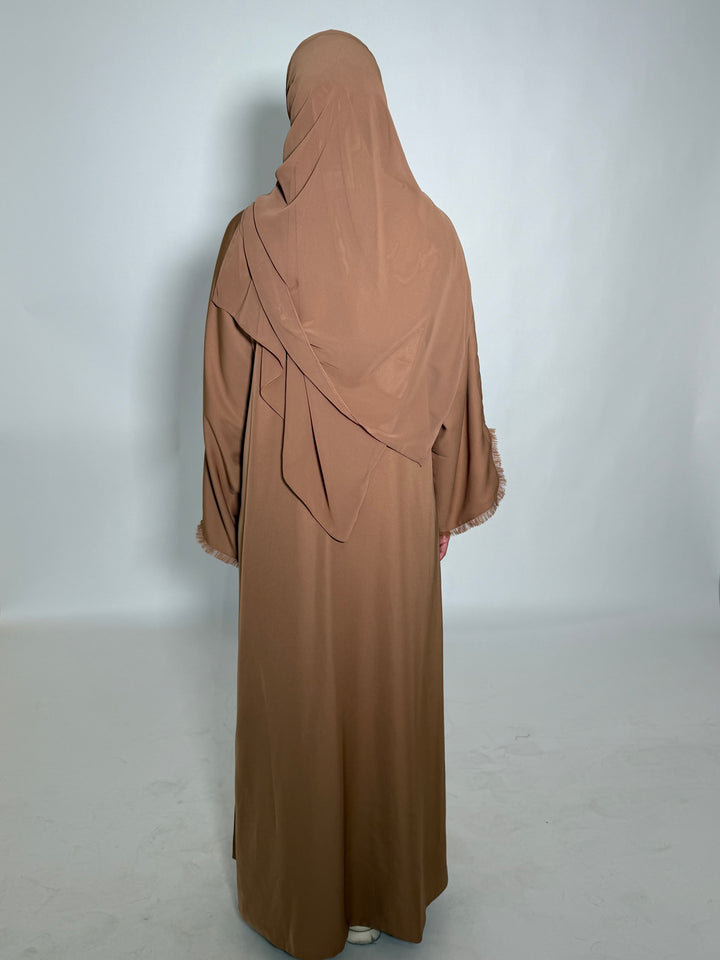 Qamar Abaya - Tan