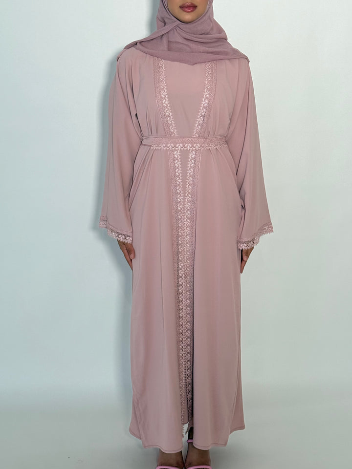 Qasir Abaya - Pink