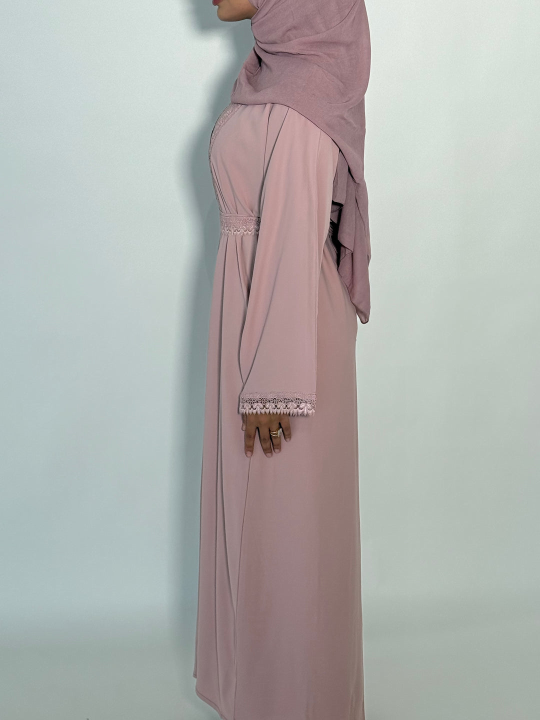 Qasir Abaya - Pink