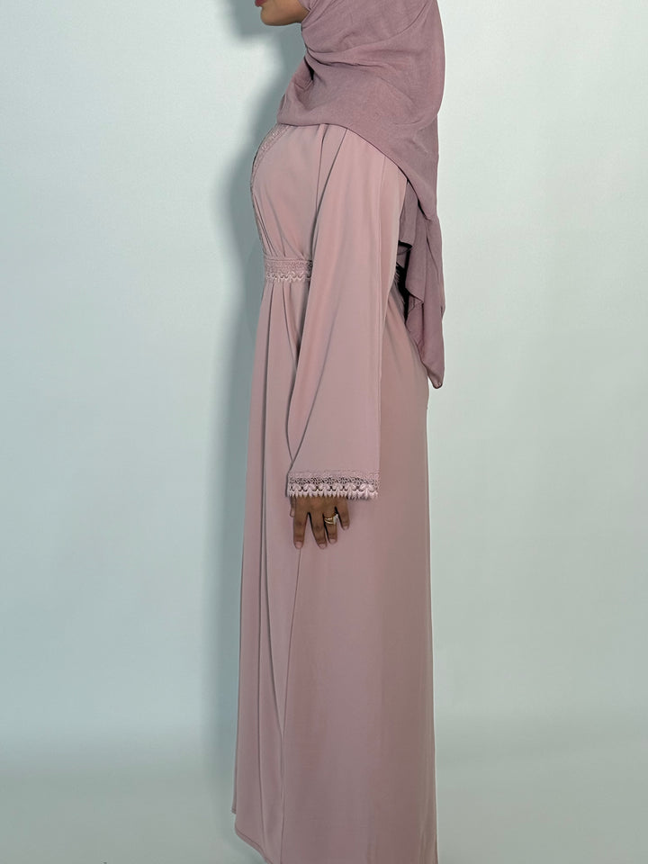 Qasir Abaya - Pink