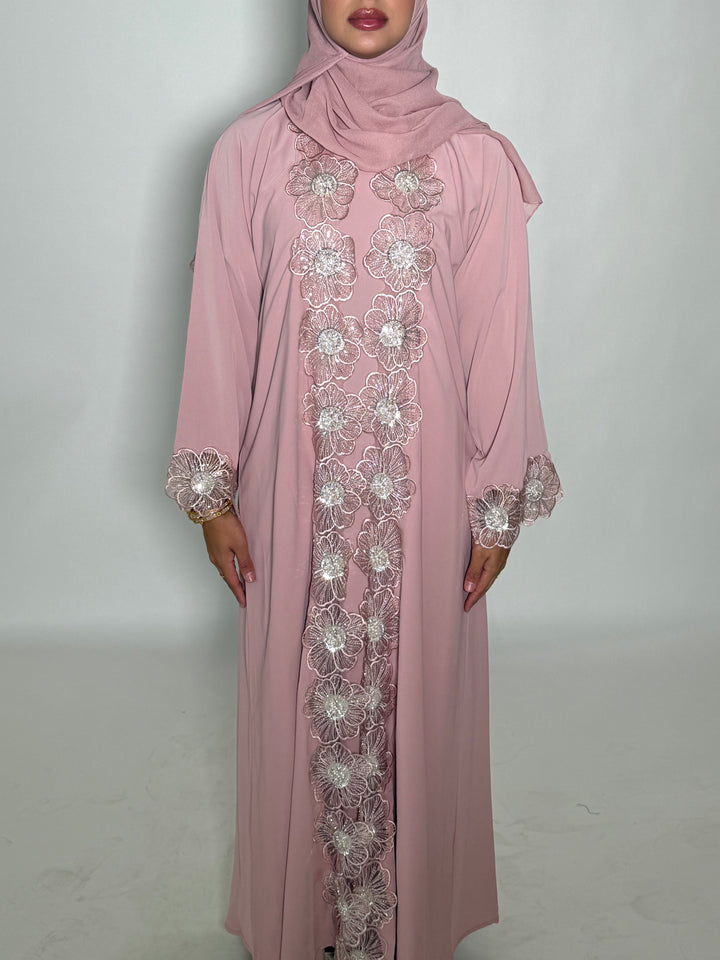 Sakura Abaya - Pink
