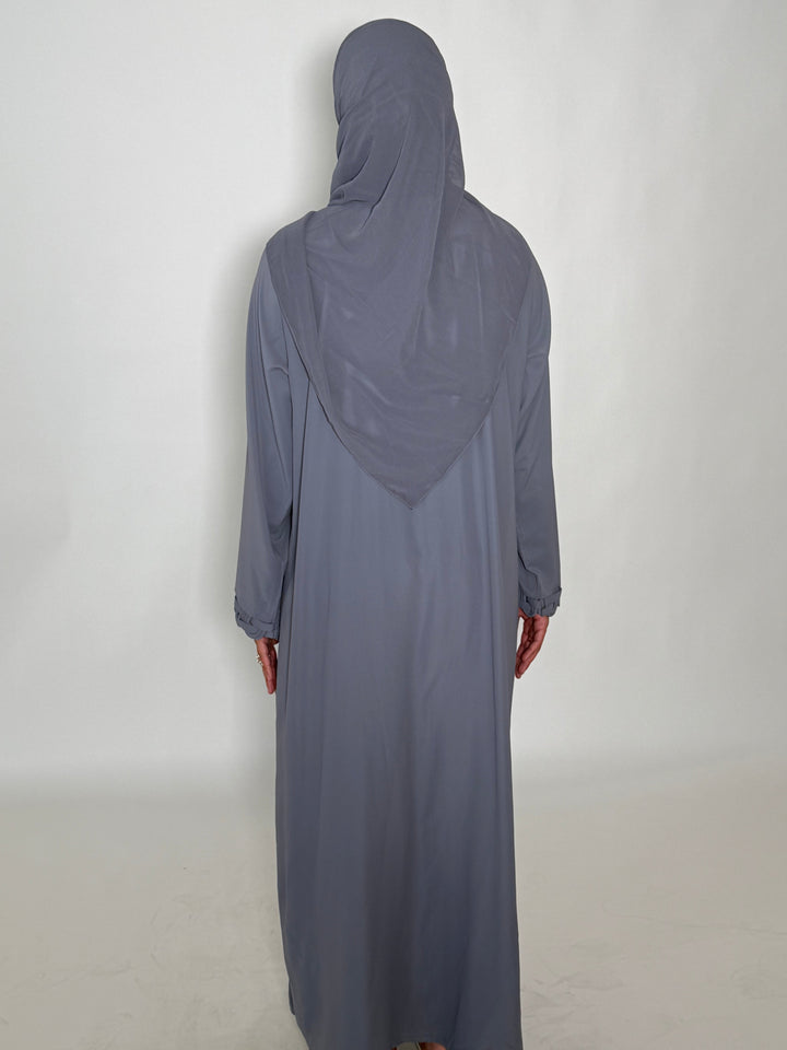 Serene Abaya - Blue Grey