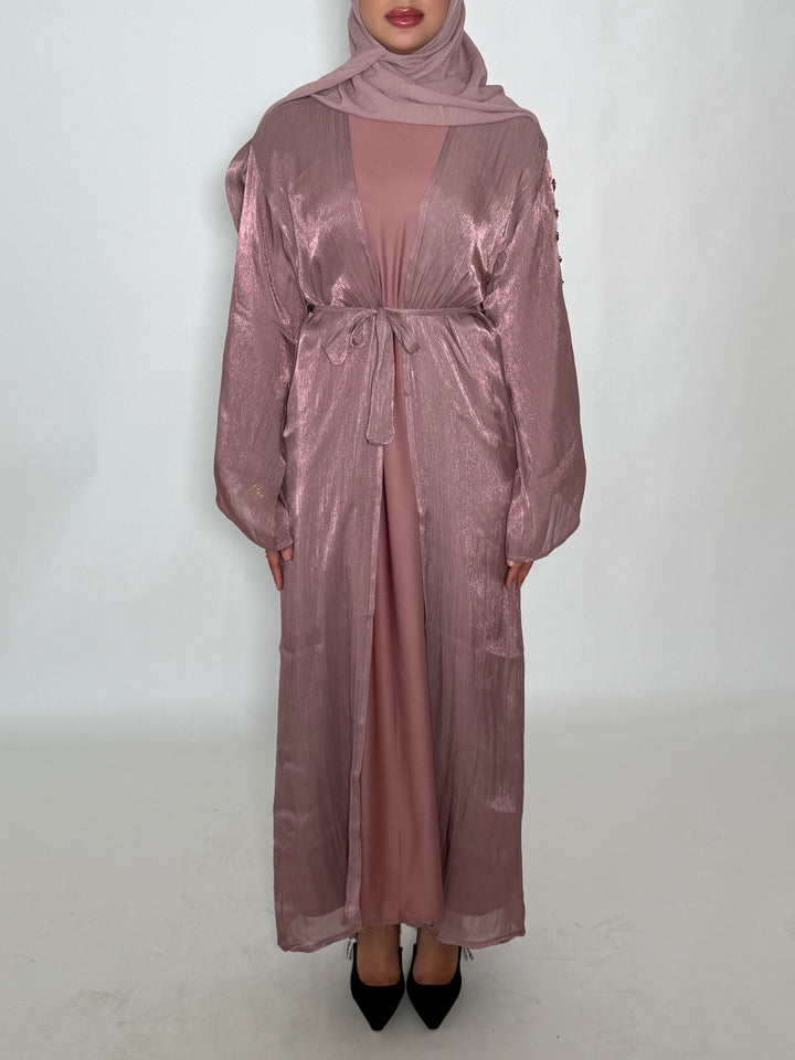 Yumna Abaya - Baby Pink