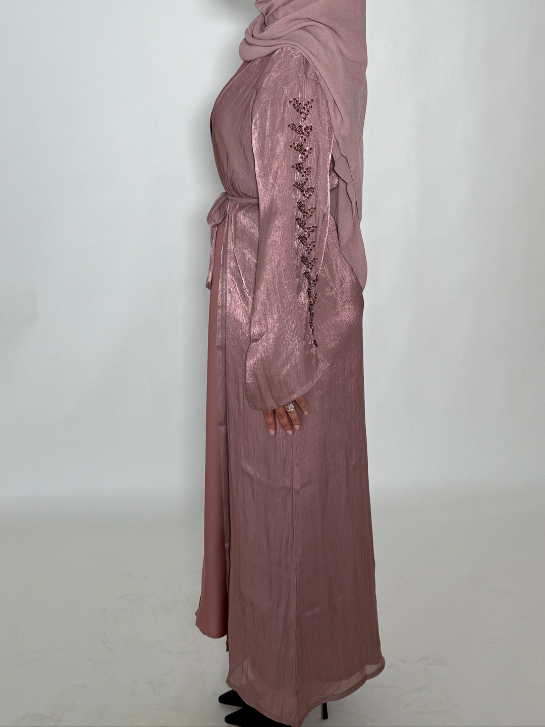 Yumna Abaya - Baby Pink