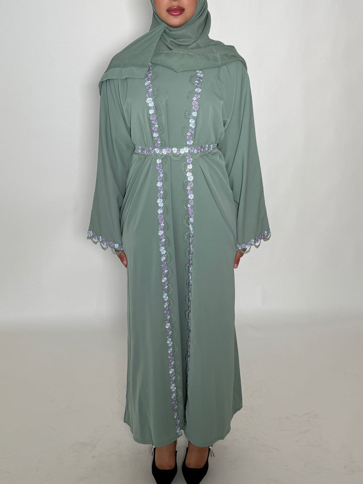Zahr Abaya - Teal